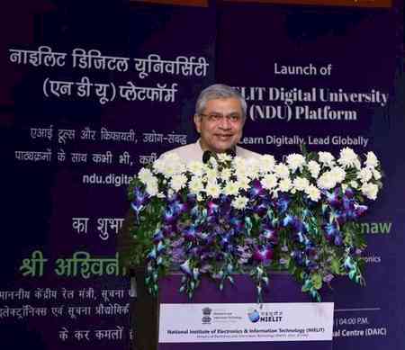 Ashwini Vaishnaw inaugurates NIELIT Digital University