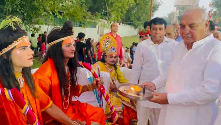 पूर्व सीएम हुड्डा ने दी दशहरा पर्व की बधाई