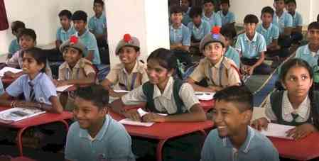 School children in Gujarat’s Kherva participate in story-writing competition under Mission Bal Varta