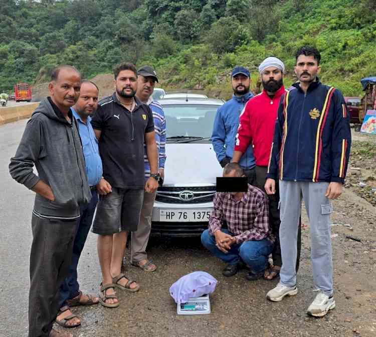 Nurpur Police Cracks Down on Drug Mafia: 2.526 Kg of Charas Seized, One Arrested