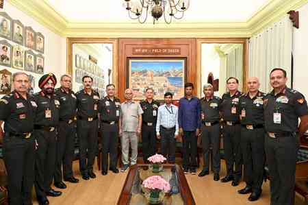 Army Chief felicitates civil staff for exemplary service
