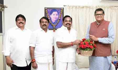 BJP leaders meet AIADMK chief in Chennai, discuss roadmap for Assembly elections