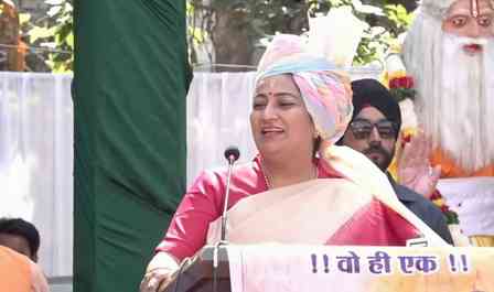 Delhi CM Rekha Gupta visits Trilokpuri, donates Rs 1 lakh for renovation of Valmiki temple