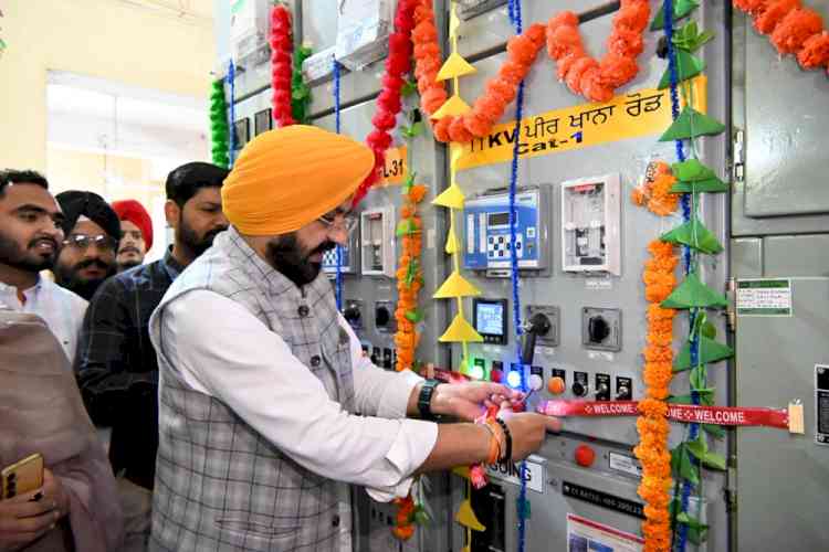 Cabinet Minister Tarunpreet Singh Sond inaugurates Rs 39.40 crore power infrastructure project