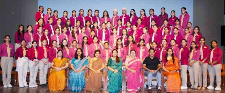 KMV hosts Grand Investiture ceremony to empower student leaders for the session 2025–26