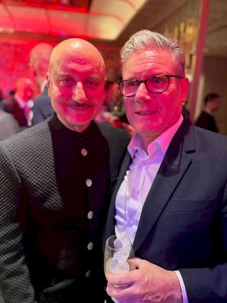 Anupam Kher meets UK PM: He turned out to be admirer of my first English film