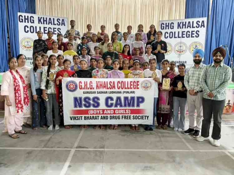 Seven-Day NSS Camp Concludes at G.H.G. Khalsa College, Gurusar Sadhar