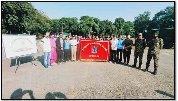 NCC GIRL CADETS UNDERGO SPECIAL TRAINING AT DHOLEWAL ARMY CANTONMENT, LUDHIANA