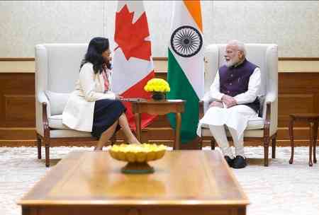 PM Modi hails efforts to impart 'new momentum' in bilateral ties during meeting with Canadian FM