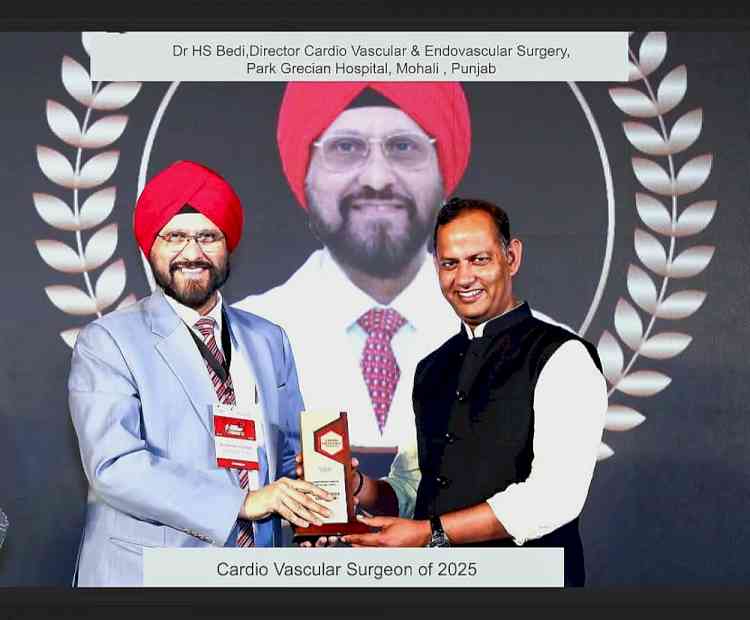 Punjab Heart Surgeon recognised for his immense contributions to cardio vascular surgery