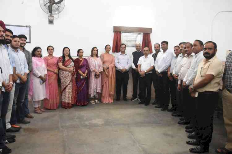 Inauguration of New Air Conditioner Held During the Welcome Ceremony of New Students in Boys Hostel No. 4 of PU