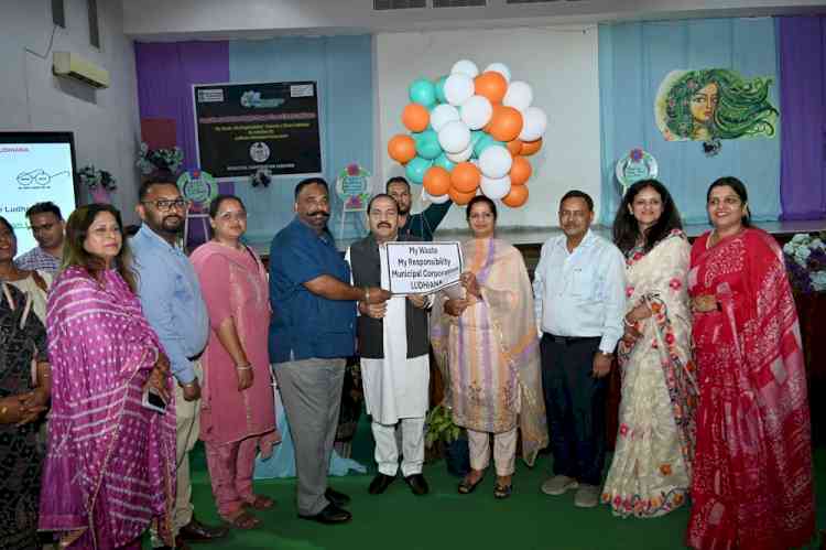 Mayor Inderjit Kaur launches major solid waste awareness campaign 'My waste, My responsibility' from BCM Arya Model school 