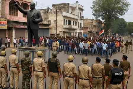 Gwalior gripped by Ambedkar statue row; schools shut, section 163 imposed amid tensions