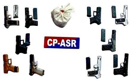 Arms, narcotics smuggling module linked to Pakistan busted in Punjab; three held