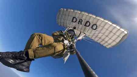 Indigenous combat parachute system tested at 32,000 feet; Rajnath Singh hails DRDO’s success