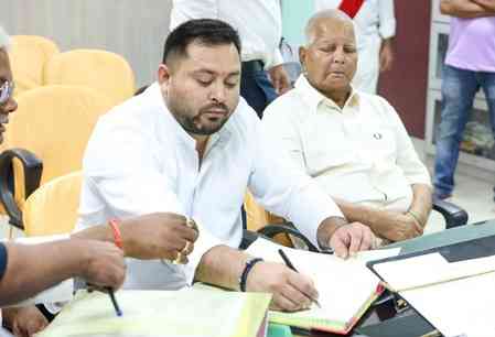 Bihar polls: Tejashwi Yadav declares assets worth Rs 8.1 crore