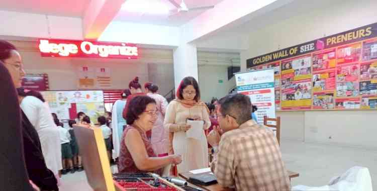 Government Home Science College successfully organizes Health Mela