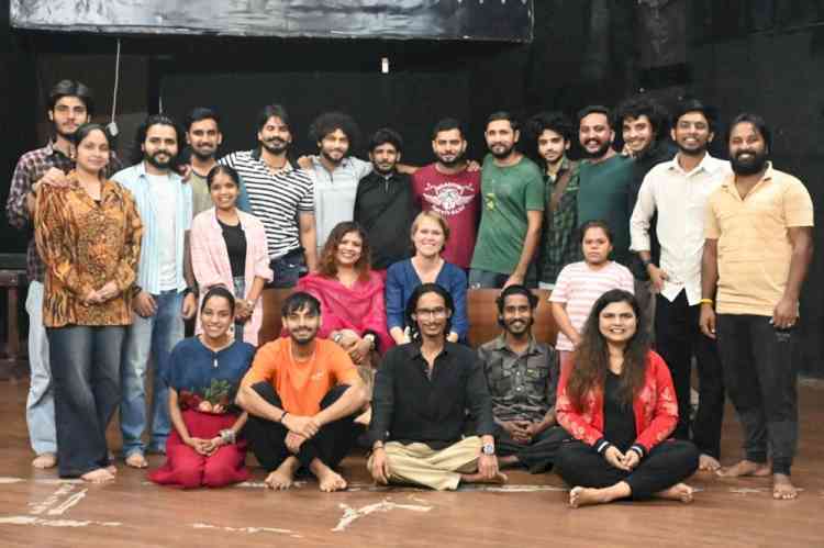 Department of Indian Theatre, Panjab University, Chandigarh Hosts International Acting Workshop by Sandra from Germany