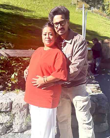 Mommy-to-be Bharti Singh flaunts her baby bump in Switzerland