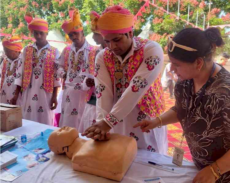 Hero DMC Heart Institute Organizes Health Awareness Camp at Saras Mela 2025
