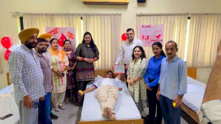 Science City Organizes Blood Donation Camp to mark  its Foundation Day