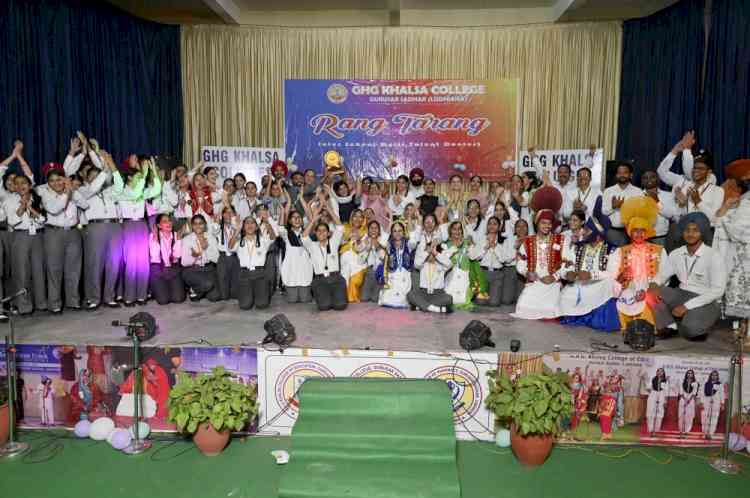 Rang-Tarang 2025 Celebrated with Great Enthusiasm at Guru Hargobind Khalsa College, Gurusar Sadhar