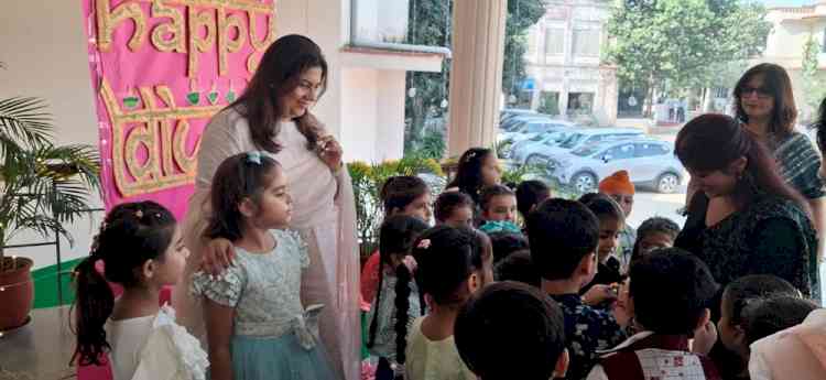 Sanskriti KMV School Radiates Joy with Green and Compassionate Diwali Celebration