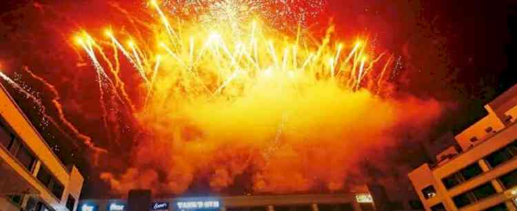 A Spectacle of Lights and Joy — Diwali Firework Show Illuminates HLP Gallerria