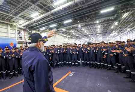 PM Modi applauds Naval creativity in penning song ‘Kasam Sindoor Ki’