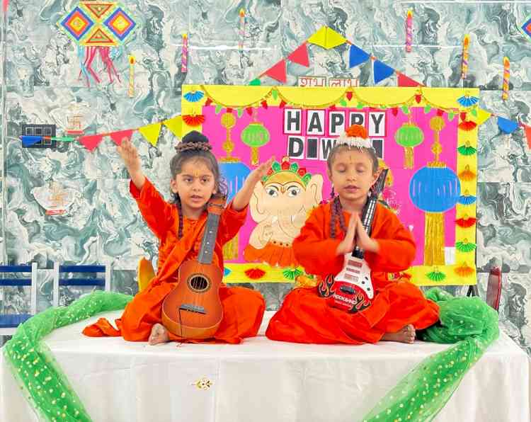 C.R.B. Public School: Festival of lights Diwali celebrated with great enthusiasm and joy