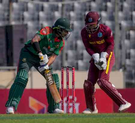 West Indies bowl 50 overs of spin against Bangladesh for the first time in ODI history