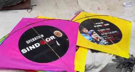 Operation Sindoor-themed kites sold like hot cakes in Lucknow on Diwali