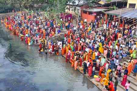 MP Minister Sarang reviews preparations for Chhath Puja in Bhopal