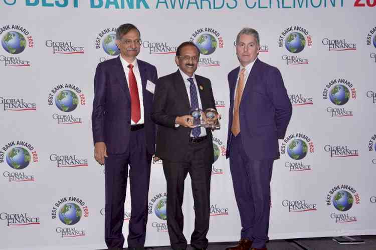 SBI Receives ‘World’s Best Consumer Bank 2025’ and ‘Best Bank in India 2025’ Awards from Global Finance, New York
