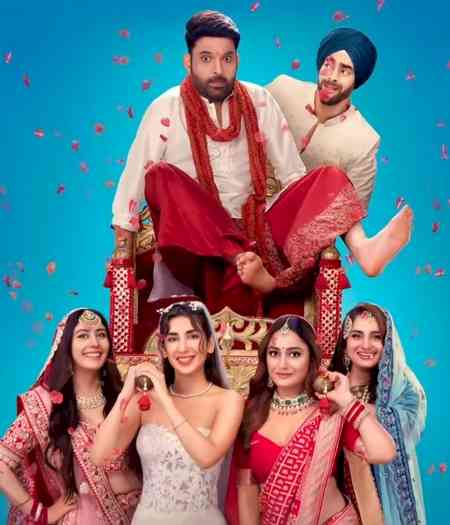 Kapil Sharma brings double dose of confusion with four brides in motion poster of ‘Kis Kisko Pyaar Karoon 2’