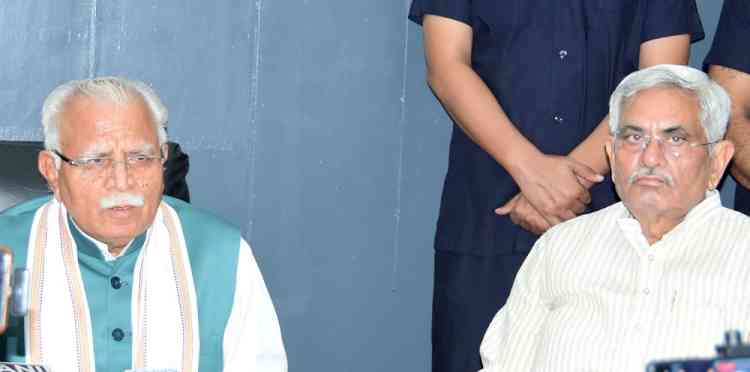 जनहित में नई-नई योजनाएं लागू कर रहे सीएम नायब सिंह सैनीः केंद्रीय मंत्री मनोहर लाल