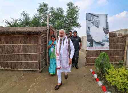 PM Modi begins campaign from Karpoori Gram in recognition of Bihar’s social legacy
