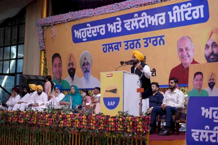 AAP will secure a massive victory in the Tarn Taran by-election: Chief Minister Mann