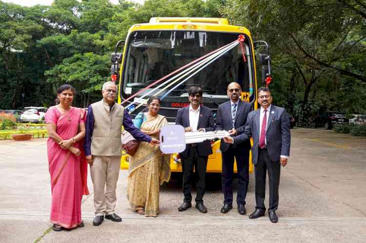 IIM Bangalore and NeSL inaugurate electric bus to advance sustainable mobility on campus