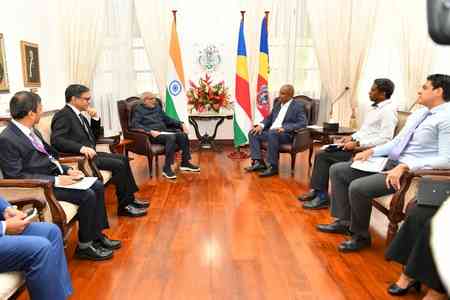 VP Radhakrishnan expressed India's desire to strengthen ties with Seychelles across all areas: FS Misri