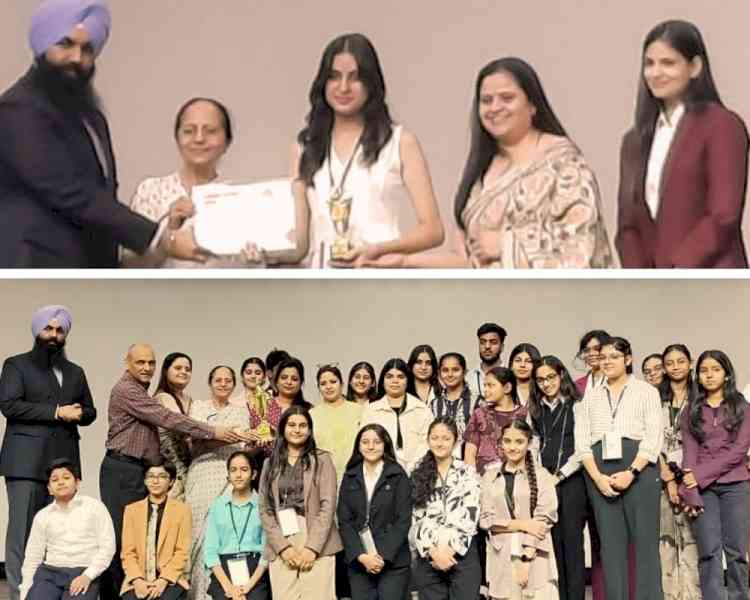 Innocent Hearts Students exhibit the best potential at DPS MUN