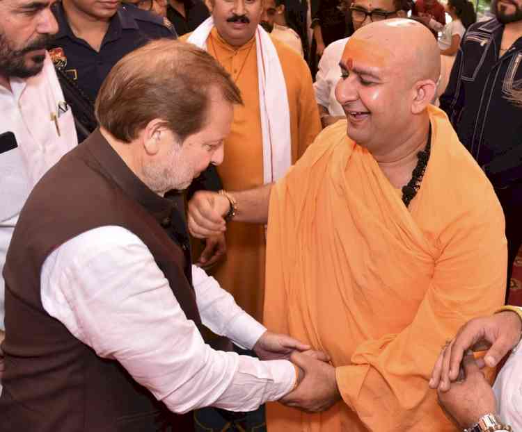 साधु संत राष्ट्र की धरोहर: मंत्री डॉ. अरविंद शर्मा