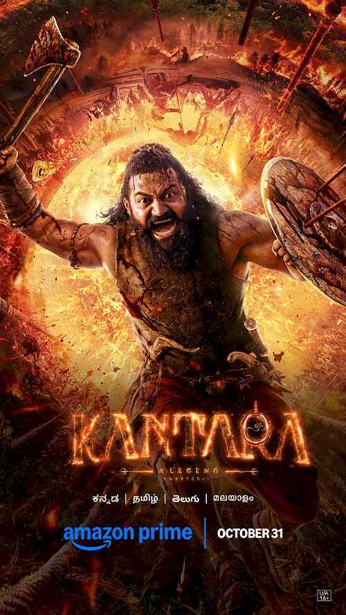 Prime Video Announces the Exclusive Global Streaming Premiere of Rishab Shetty’s Blockbuster Mythological Action Thriller, Kantara: A Legend Chapter 1