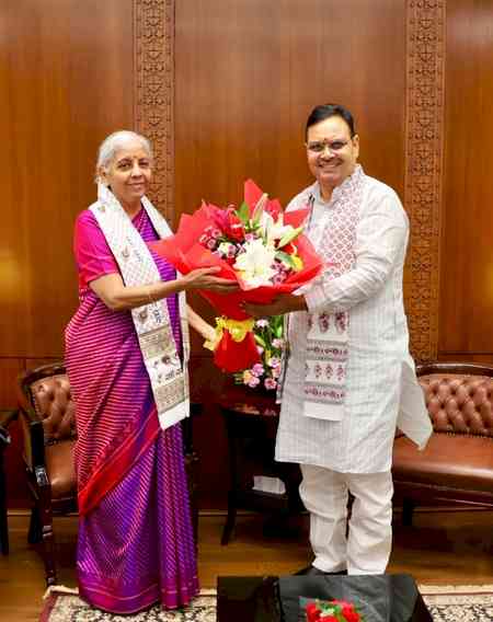 Rajasthan CM meets Union Minister Shivraj Chouhan, FM Sitharaman in Delhi