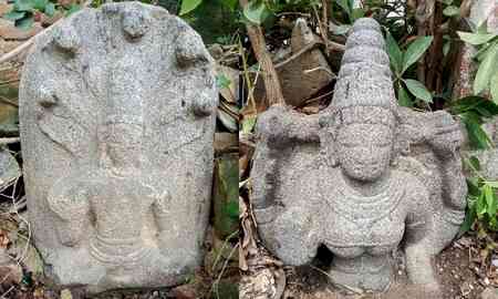 Ancient Chola-era sculptures unearthed near Villupuram village in TN