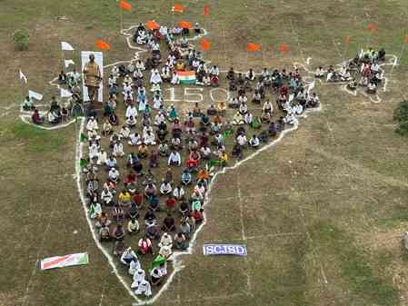 National Unity Day: Inmates at Rajasthan’s Shyalwas Jail create map of India