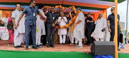 Bihar polls: Nitish Kumar highlights development schemes of his govt