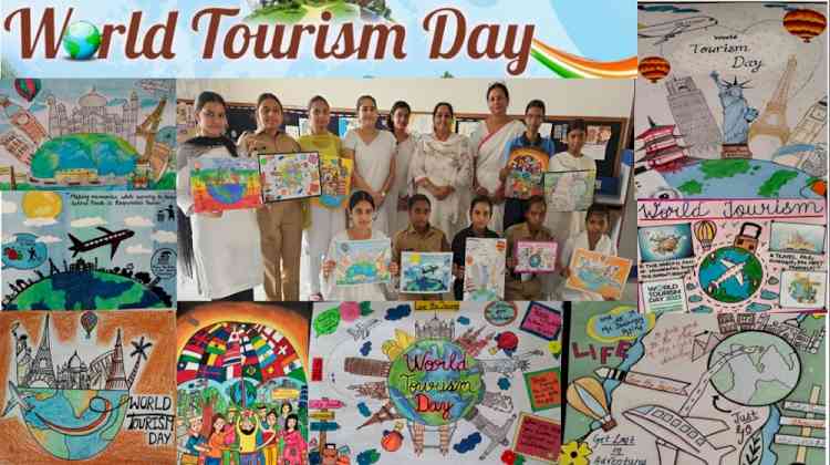 PG Department of Commerce and Management of PCM S.D. College for Women Holds Poster Making Competition on World Tourism Day