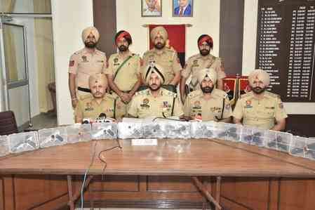 Juvenile among seven held in Punjab; 15 pistols seized