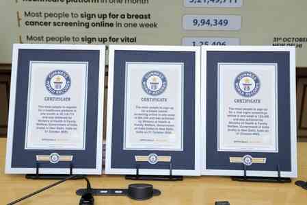 India achieves three Guinness World Records titles under nationwide 'Swasth Nari Sashakt Parivar Abhiyaan': J. P. Nadda